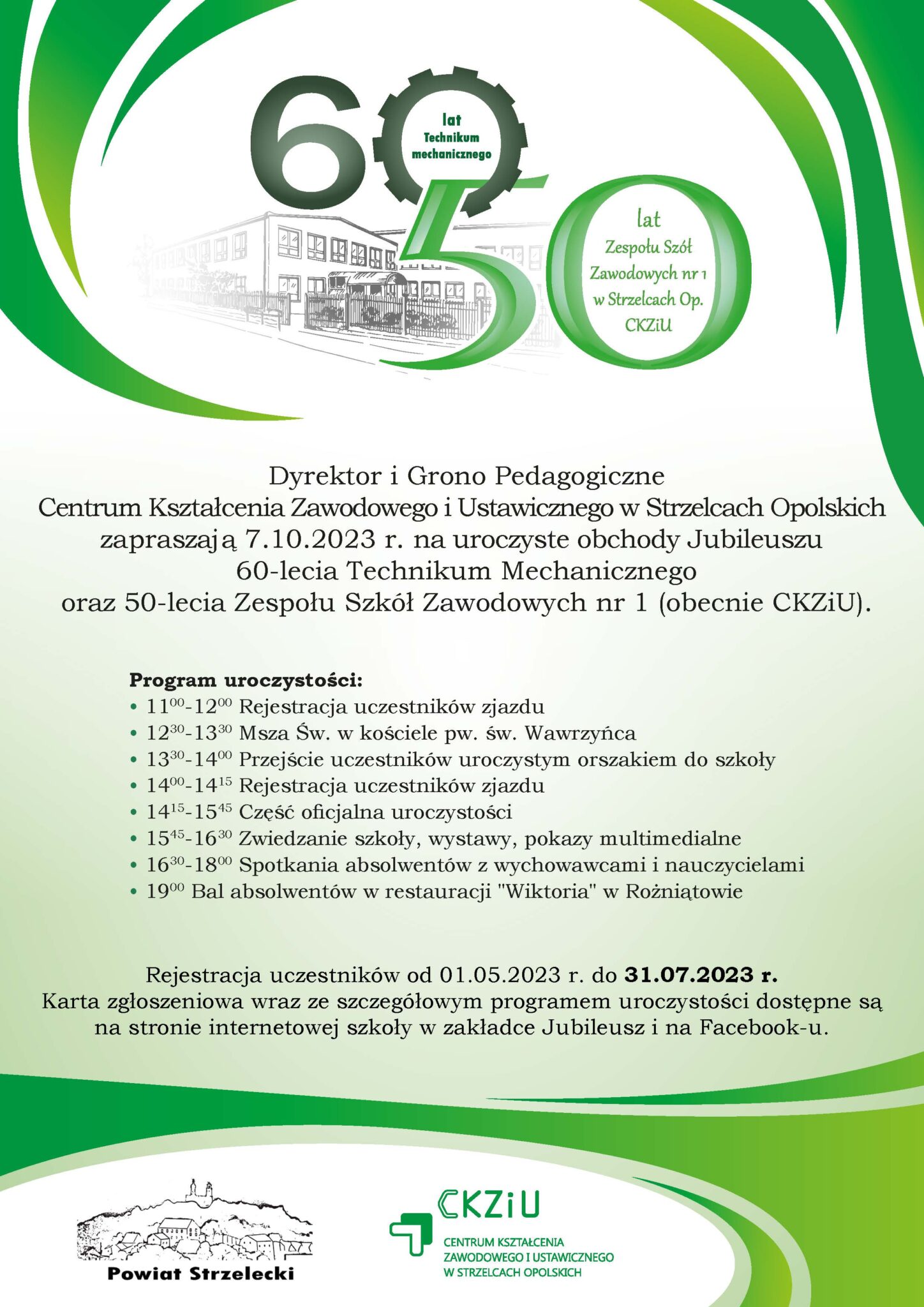 Jubileusz – CKZIU Strzelce Opolskie