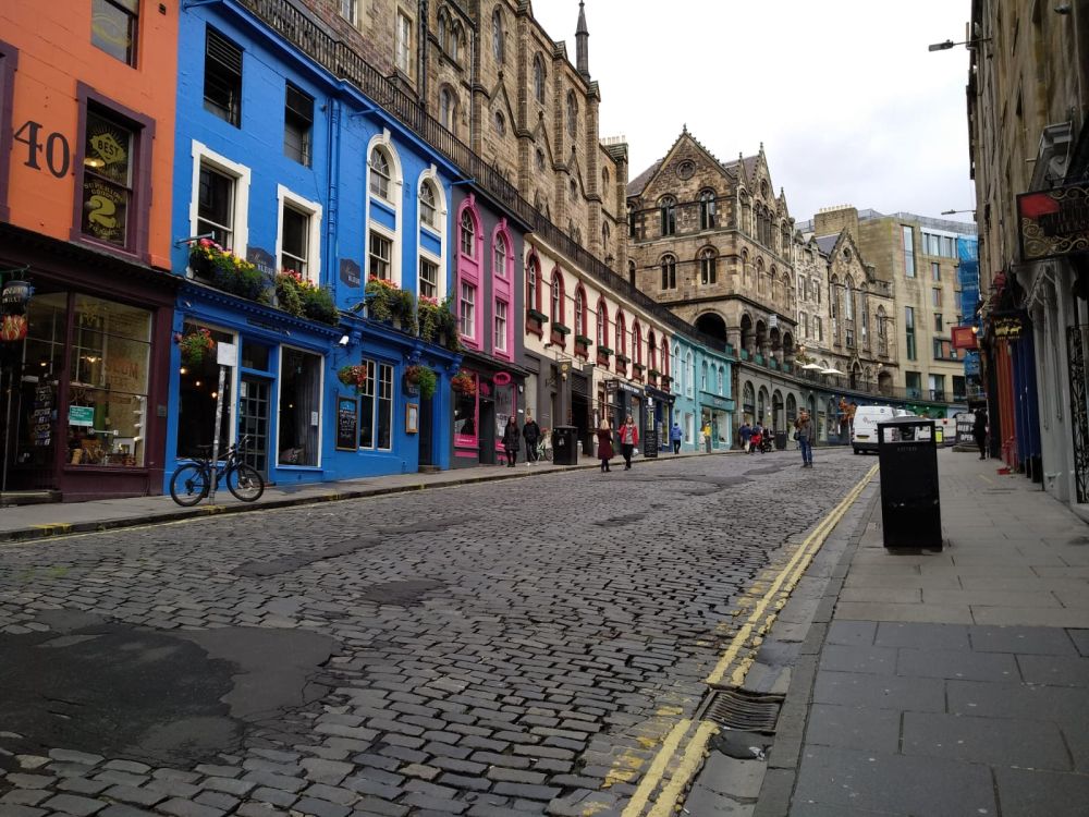 Ulica w Edynburgu