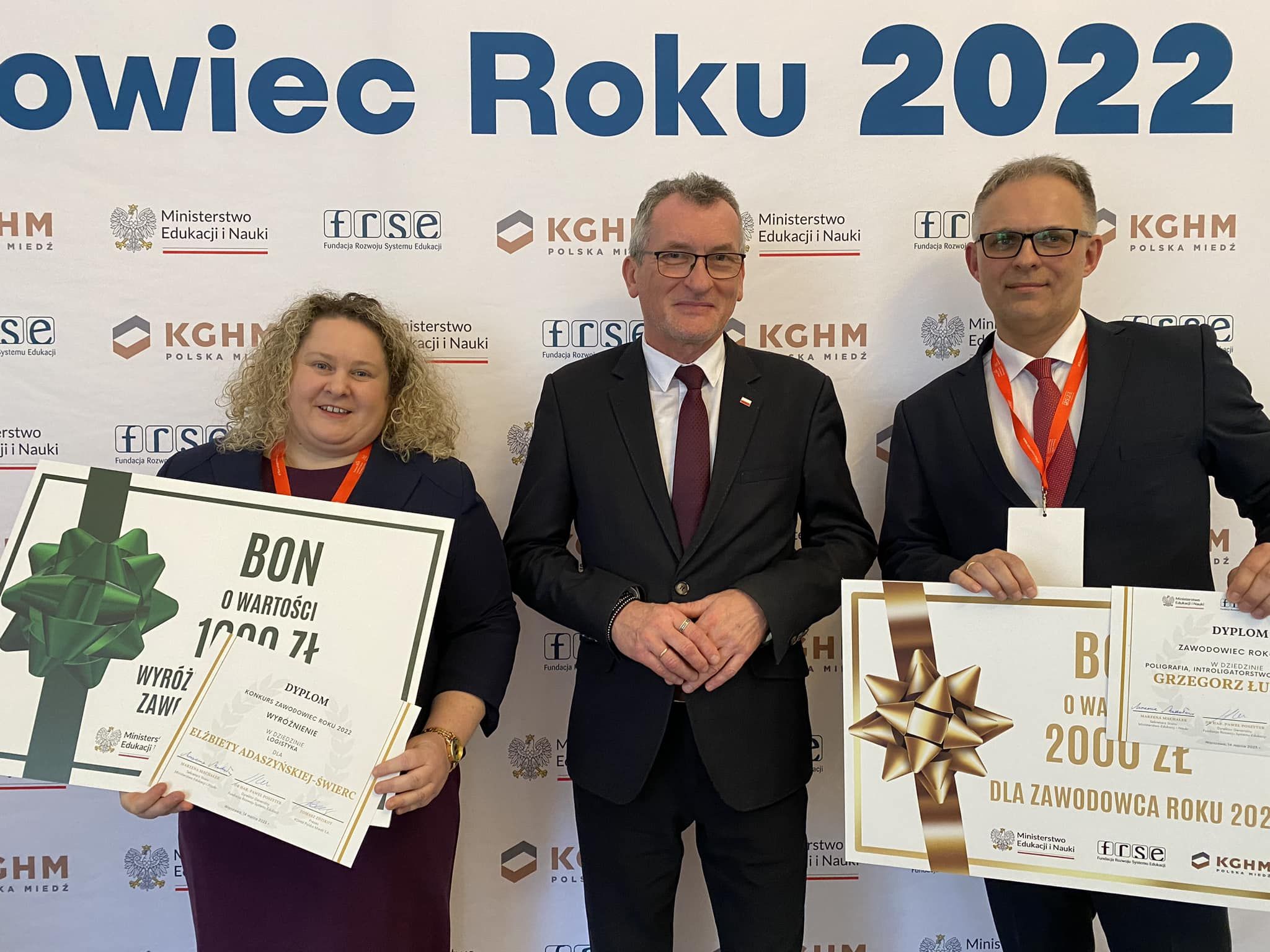 Nauczyciel CKZiU wśród najlepszych nauczycieli w Polsce! Tytuł laureata „Zawodowiec Roku 2022” dla Pana Grzegorza Łukasika!