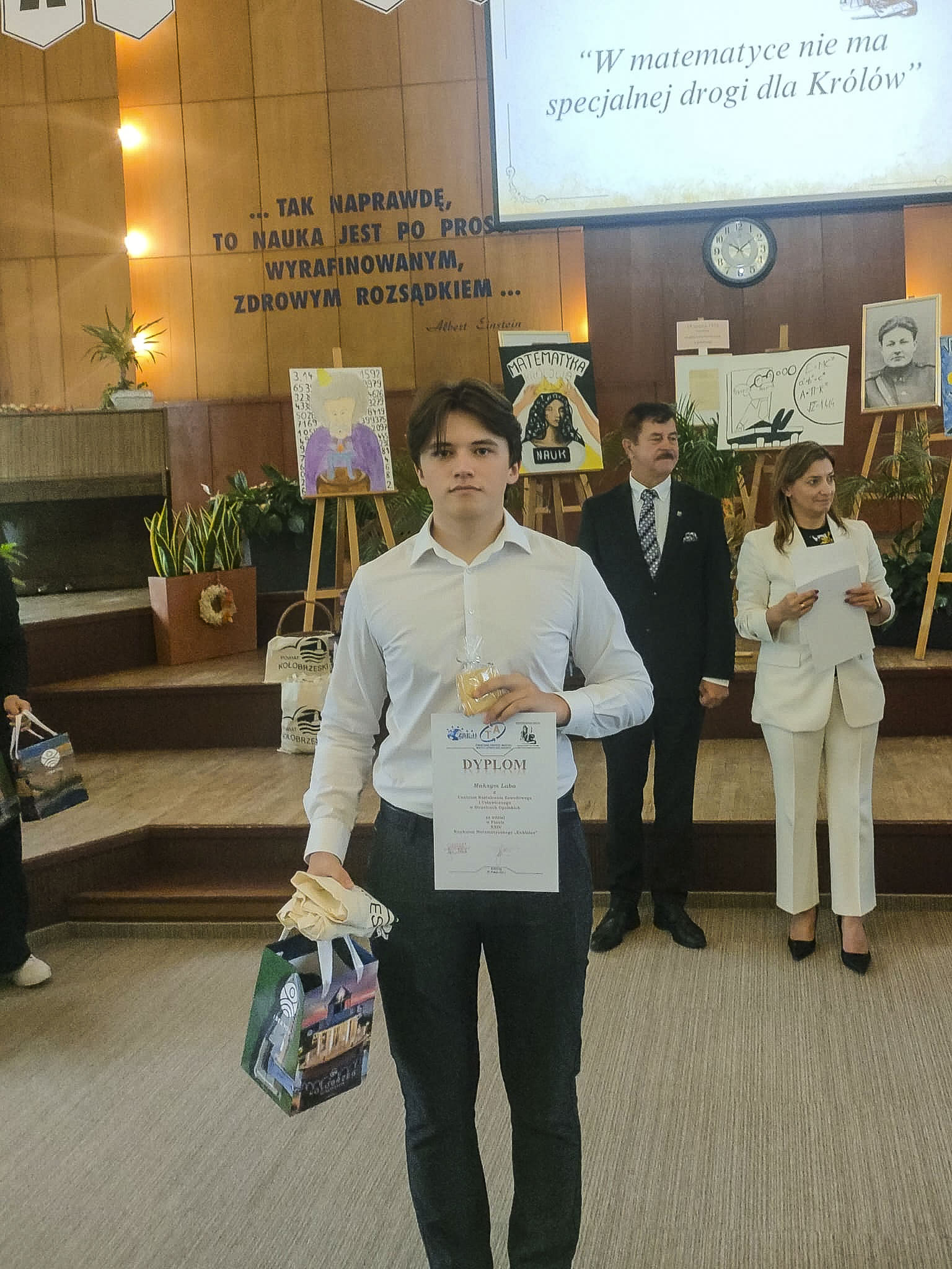 Maksym w finale konkursu matematycznego